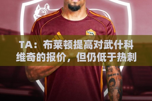 TA:布莱顿提高对武什科维奇的报价,但仍低于热刺估价 TA:布莱顿提高对武什科维奇的报价,但仍低于热刺估价